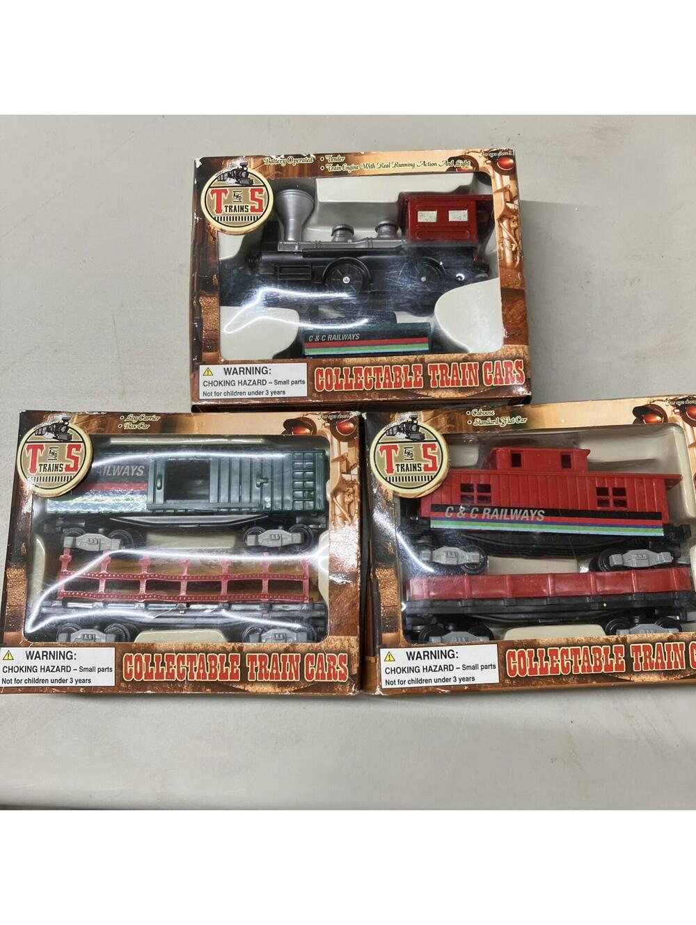 Collectible Trains T & S Trains, Engine, Cars And Caboose